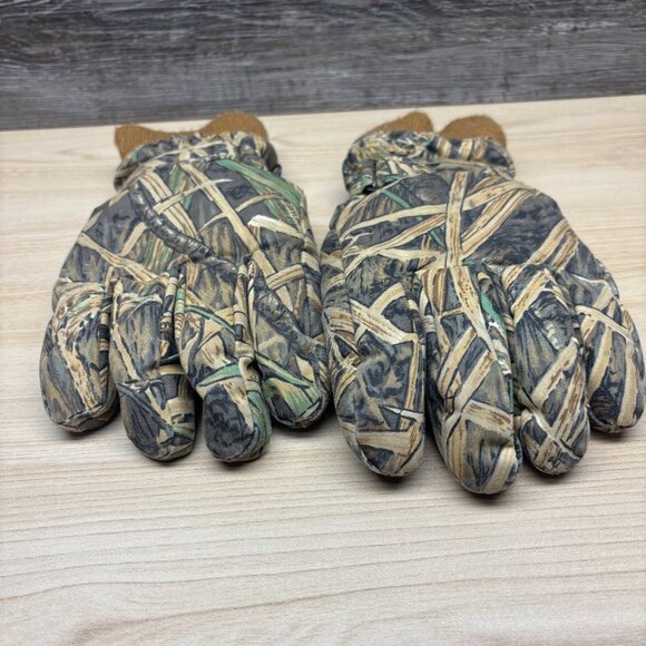 Vintage Camouflage Gloves Insulated Camo Outdoors Mens Large - Picture 4 of 11
